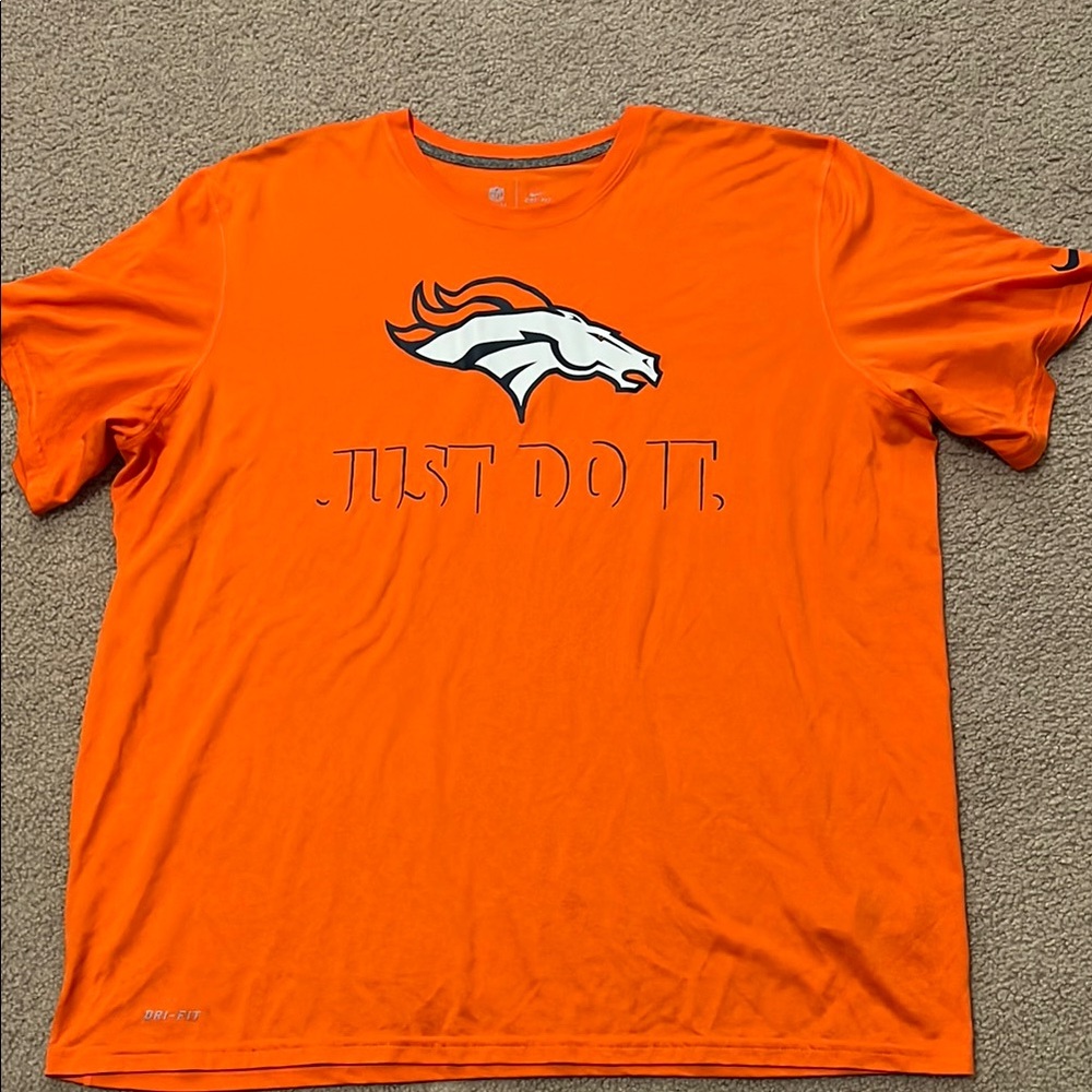Nike Orange Men's Shirt